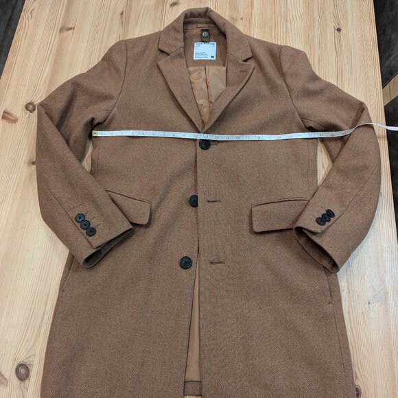 Frank and Oak Recycled Wool Lawrence Top Coat Size 40R - Picture 2 of 3